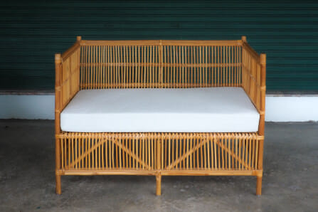 โซฟา 2 ที่นั่ง หวายแท้ PISAMAI รุ่น TARZAN SOFA แนว HOMIE COTTAGE โซฟานั่งเล่น ขนาด 126*76*90 CM สีธรรมชาติ_3